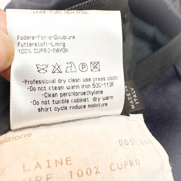 Calvin Klein Collection Wool Charcoal Pencil Skirt Size 8 / 44 - Picture 4 of 7